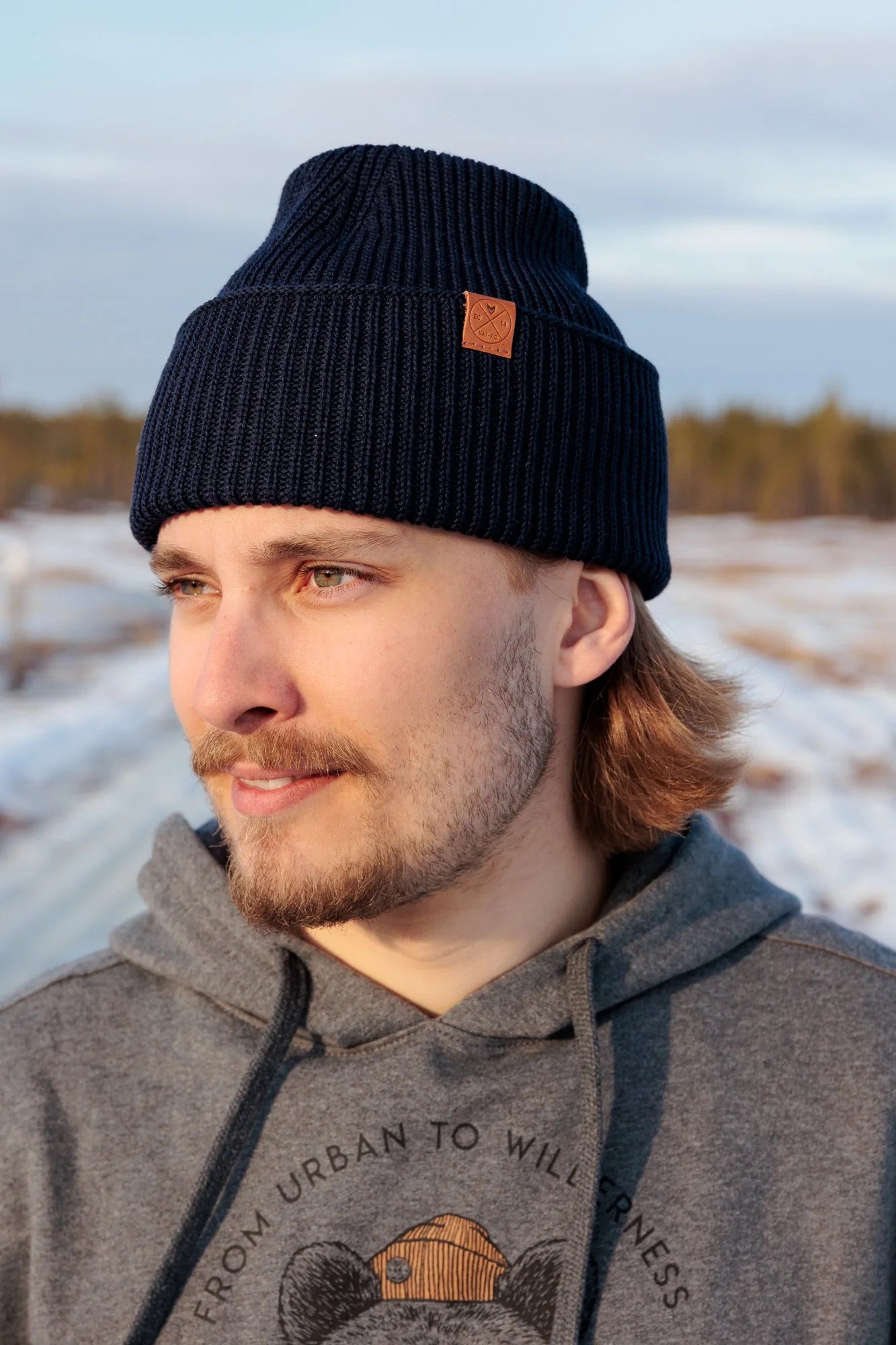 Luosto Beanie - Deep Blue