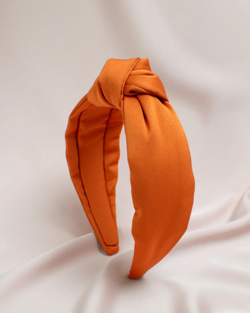 Maasu Hiuspanta Satiini - Mandariini