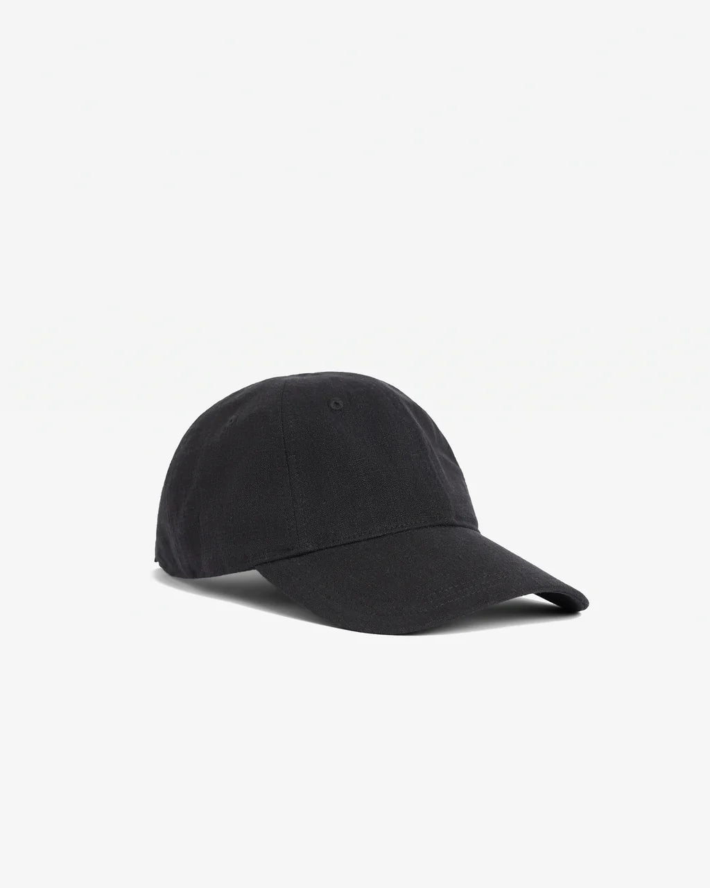 Mac Cap Linen Dusty Black