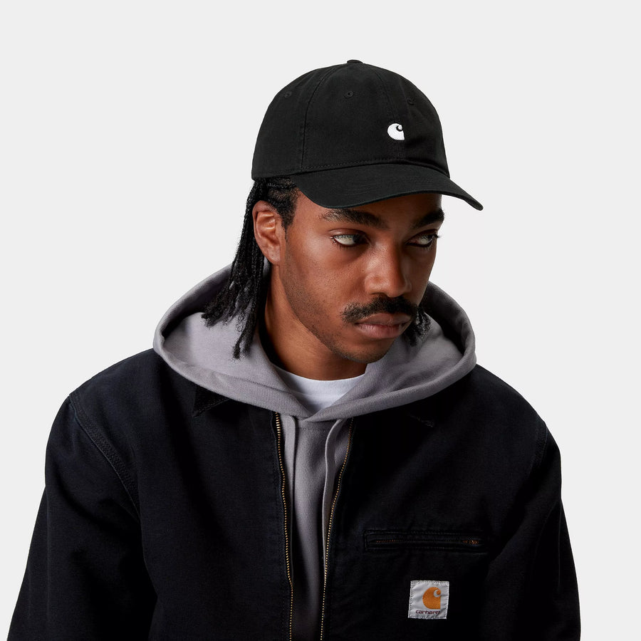 Madison Logo Cap - Black / White