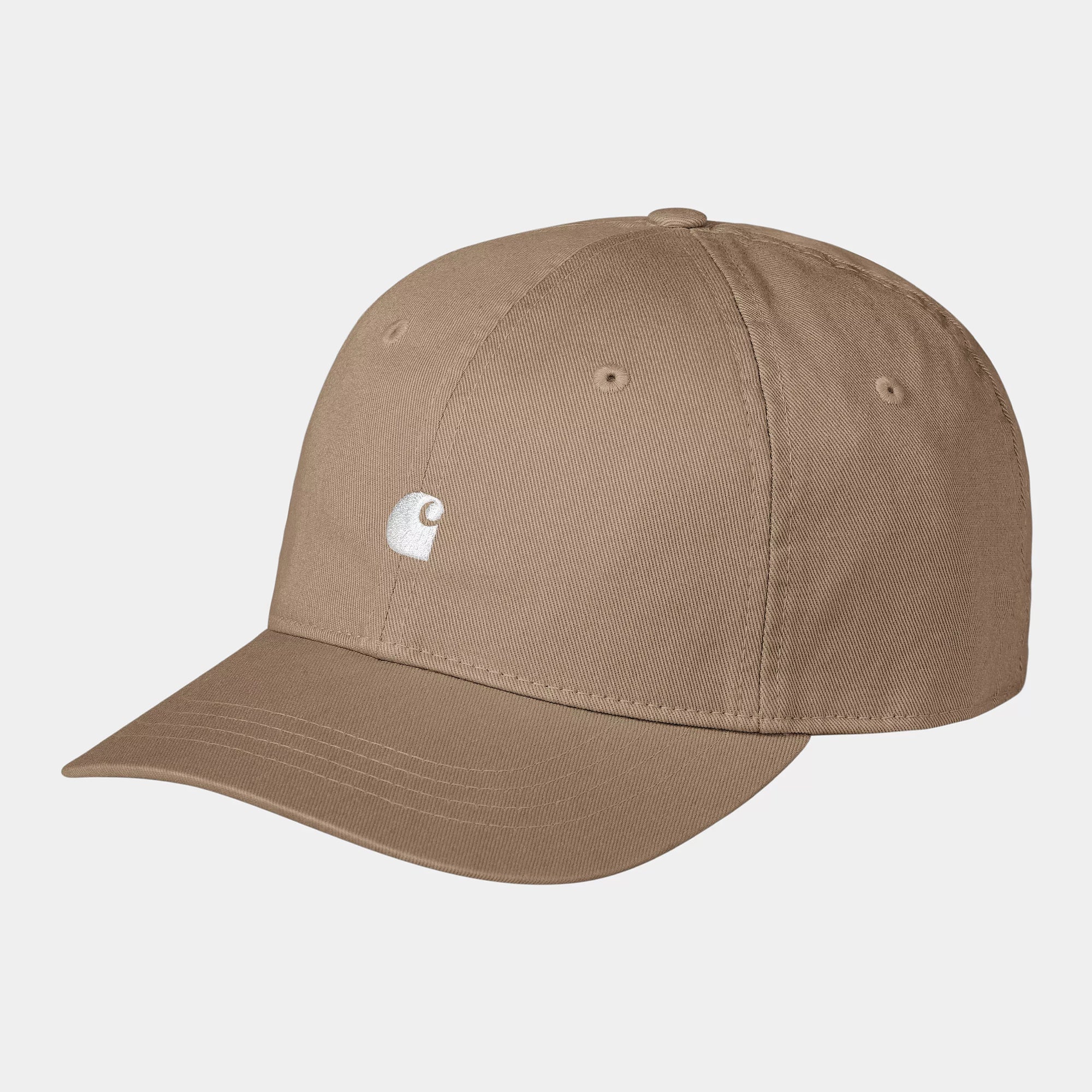 Madison Logo Cap - Leather / White
