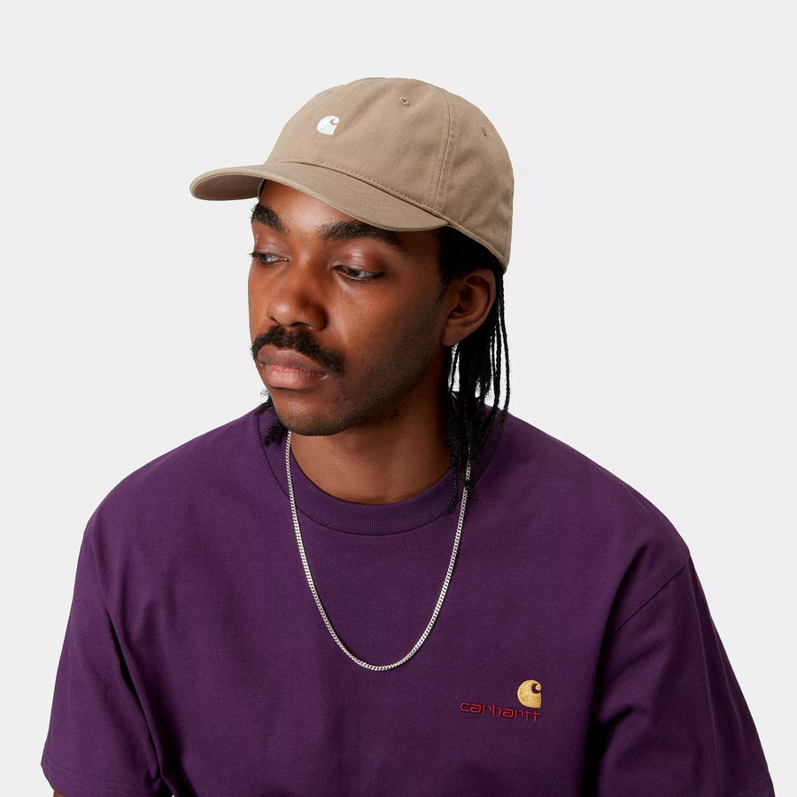 Madison Logo Cap - Leather / White