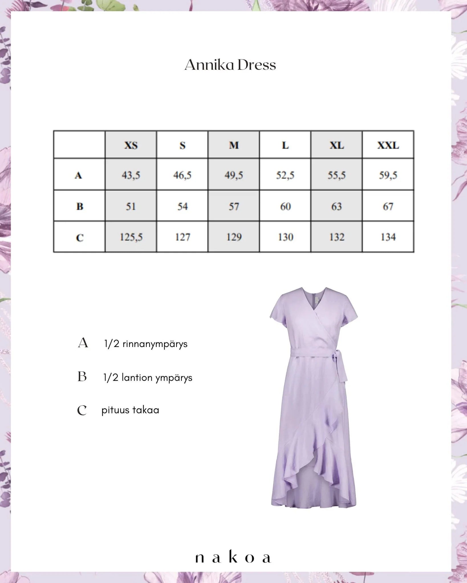 Annika Dress - Lupine