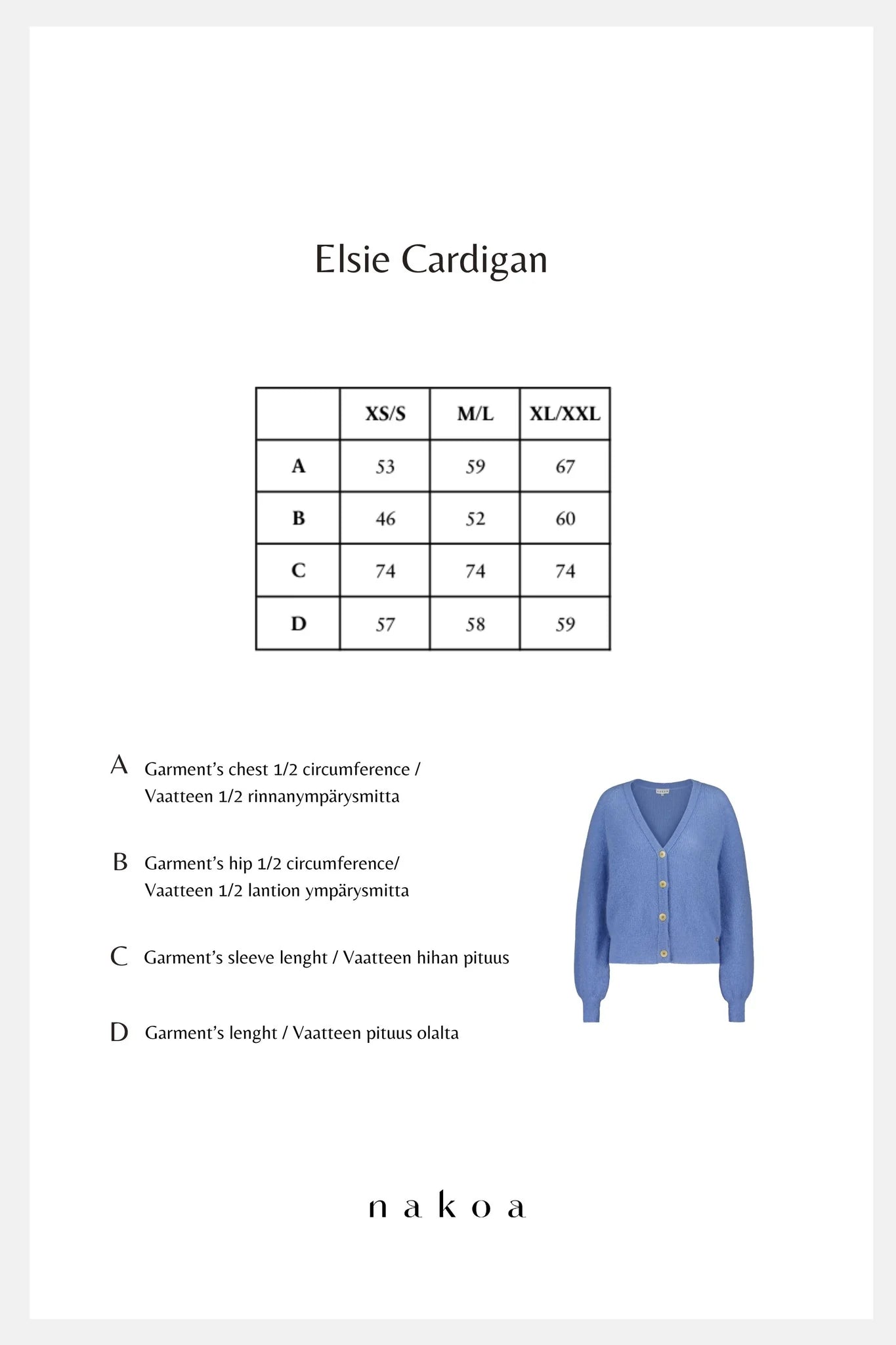Elsie Cardigan - Harbor Mist
