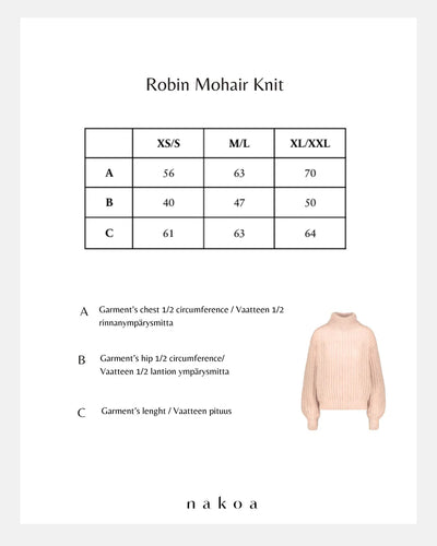 Robin Mohair Knit - Champagne