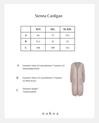 Sienna Cardigan - Smoke Green