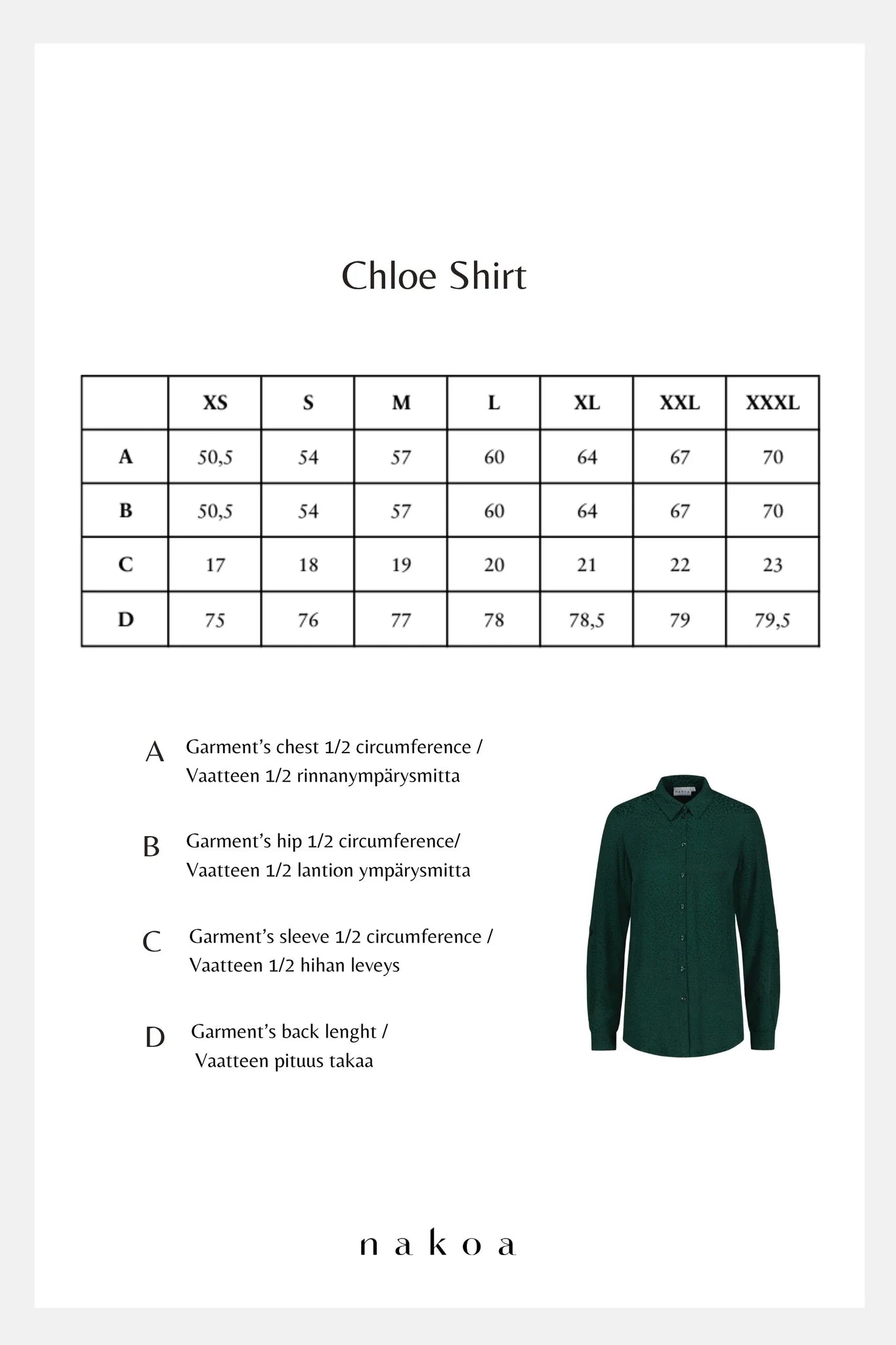 Chloe Shirt - Emerald