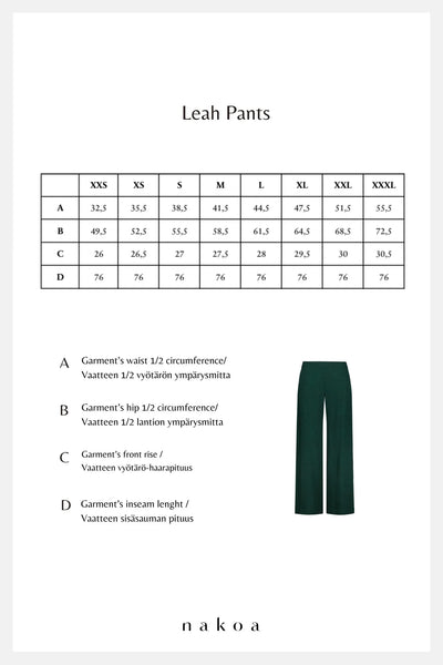 Leah Pants - Emerald