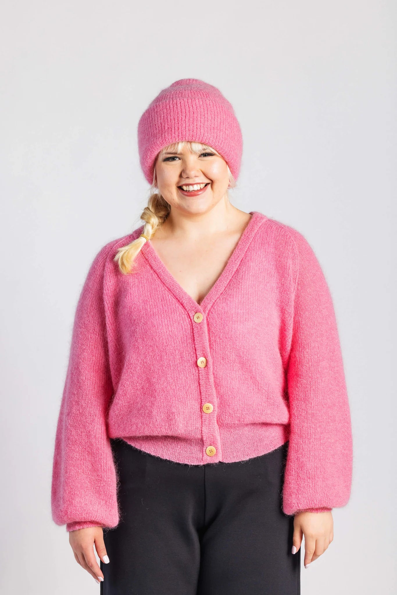 Mohair Beanie - Lollipop