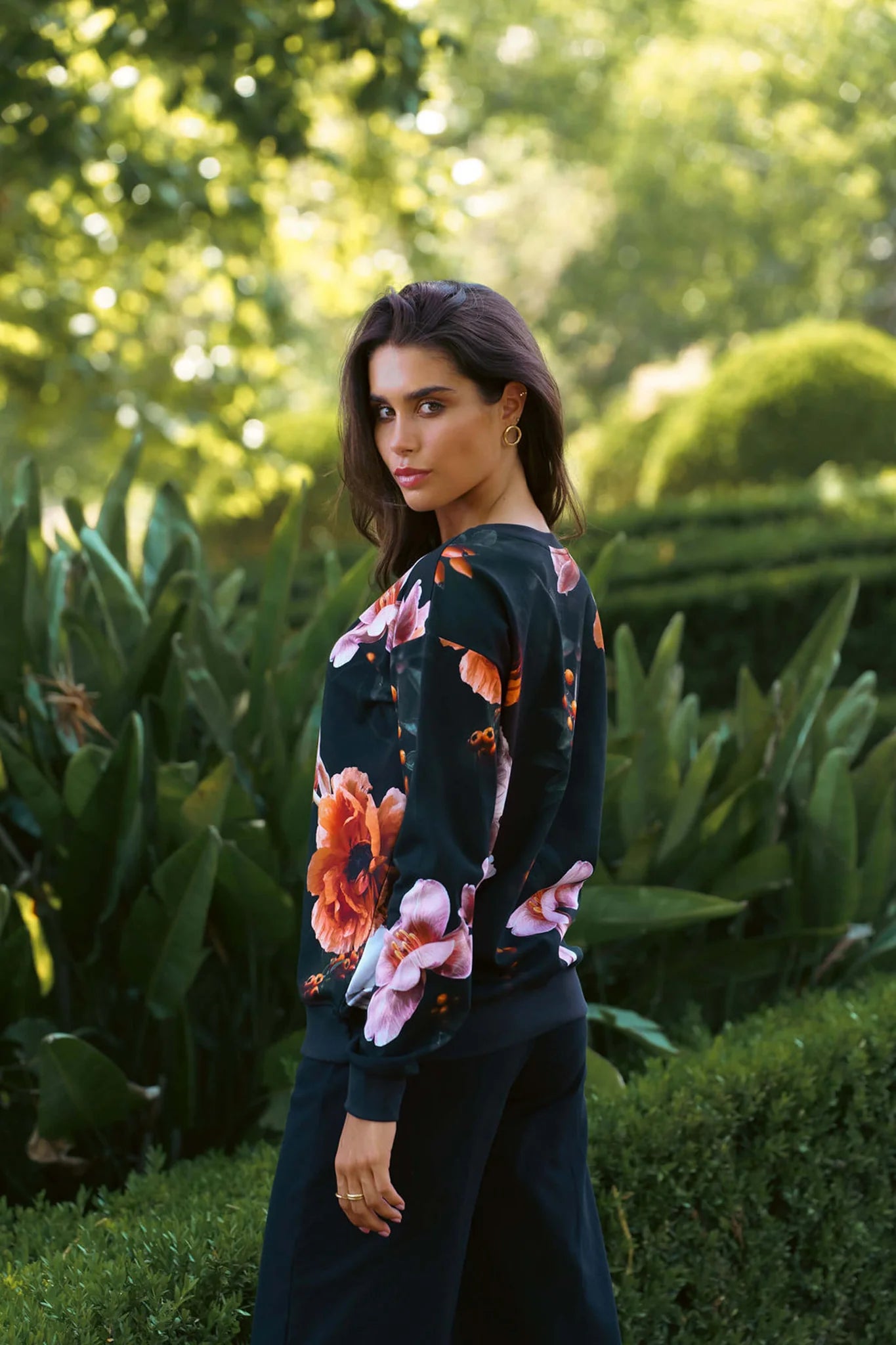 Casual Chic Shirt - Copper Flower