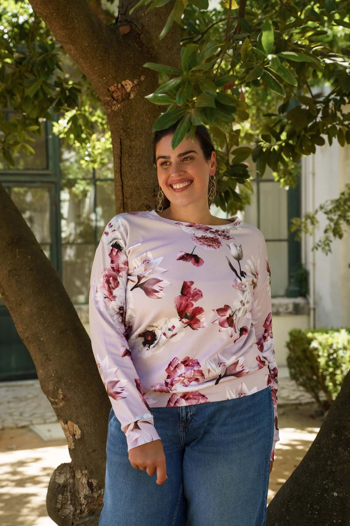 Casual Chic Shirt - Pink Poppies