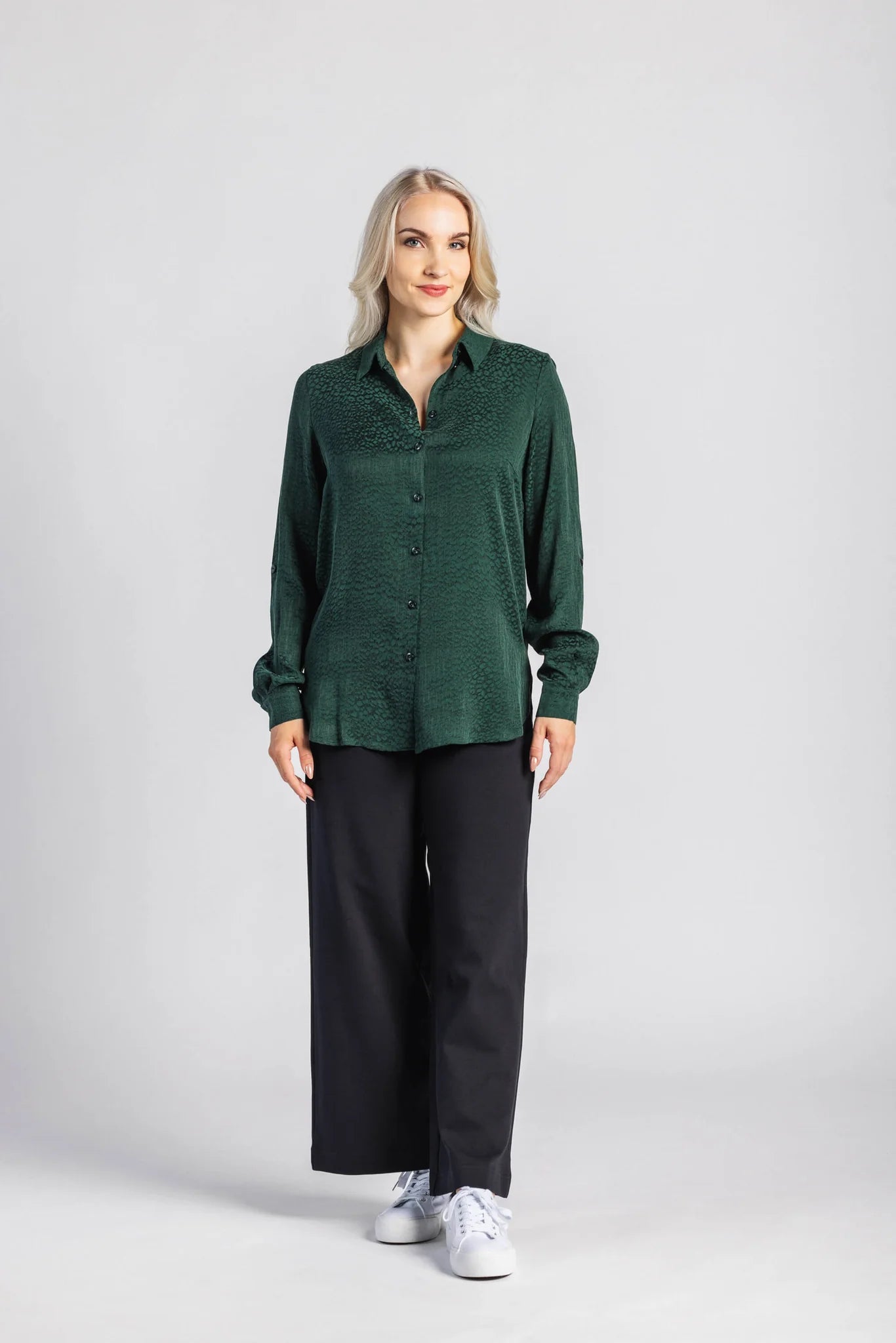 Chloe Shirt - Emerald