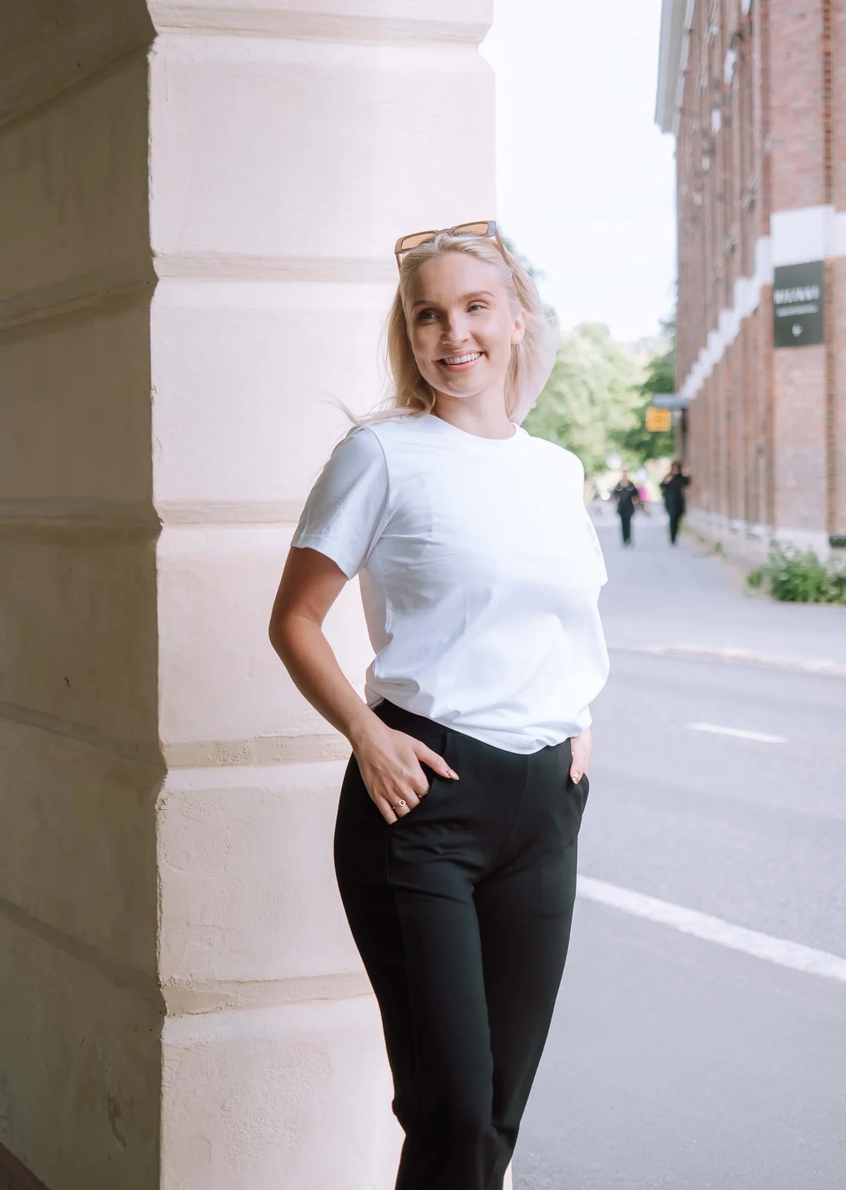 Comfy Straight Pants - Black