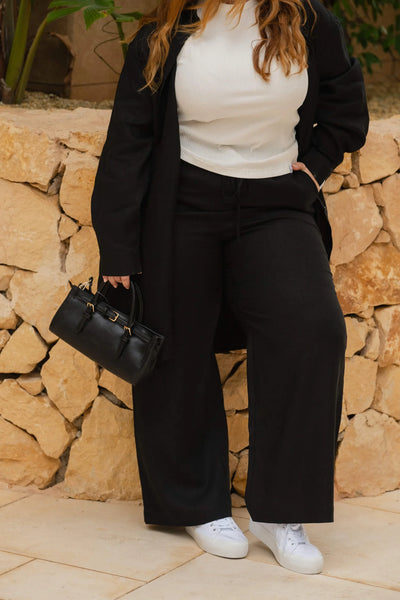 Linen Trousers - Black