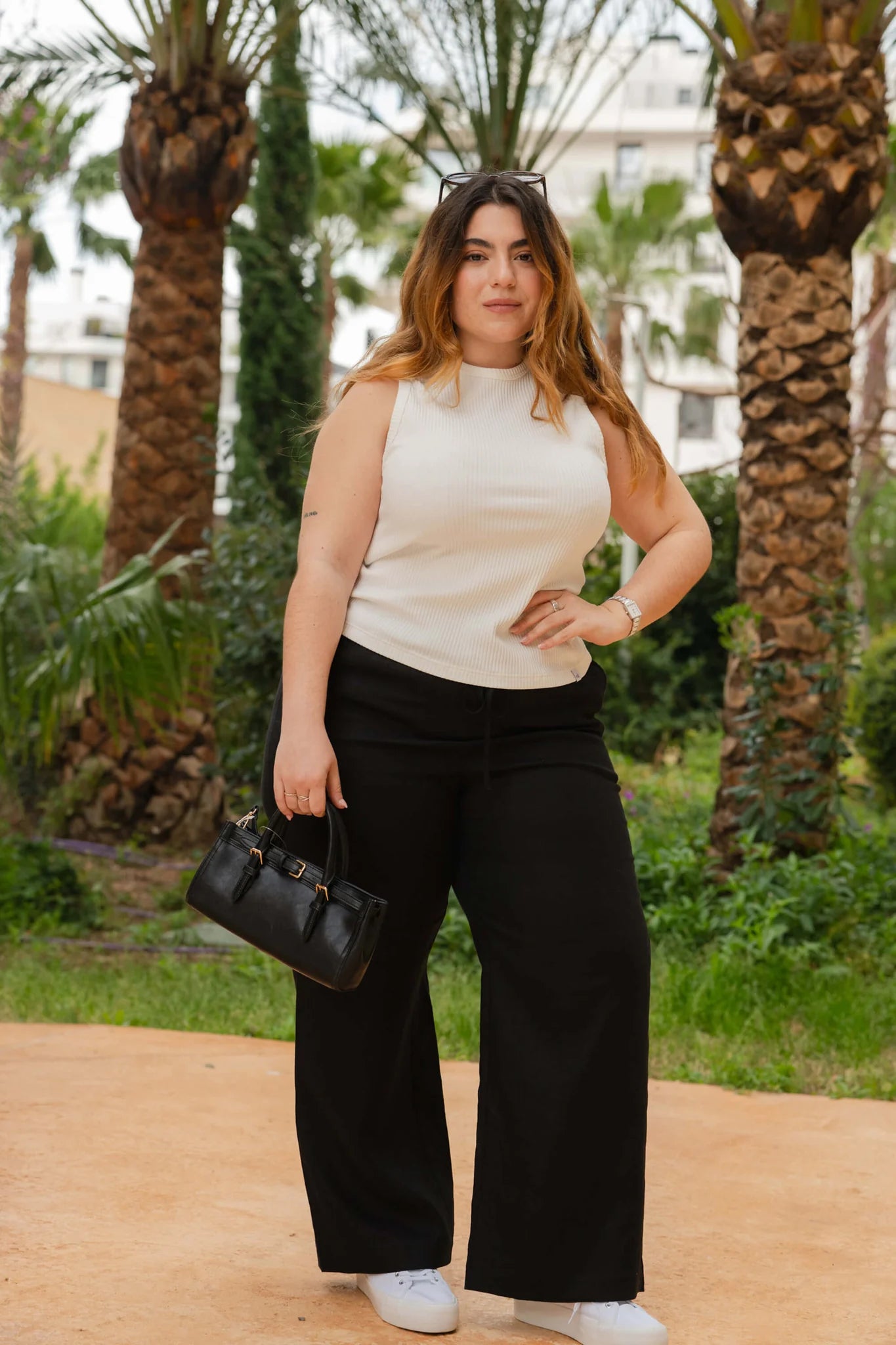 Linen Trousers - Black