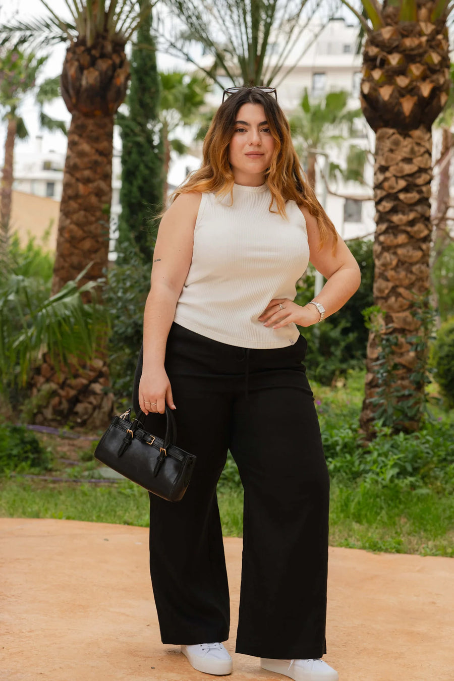 Linen Trousers - Black