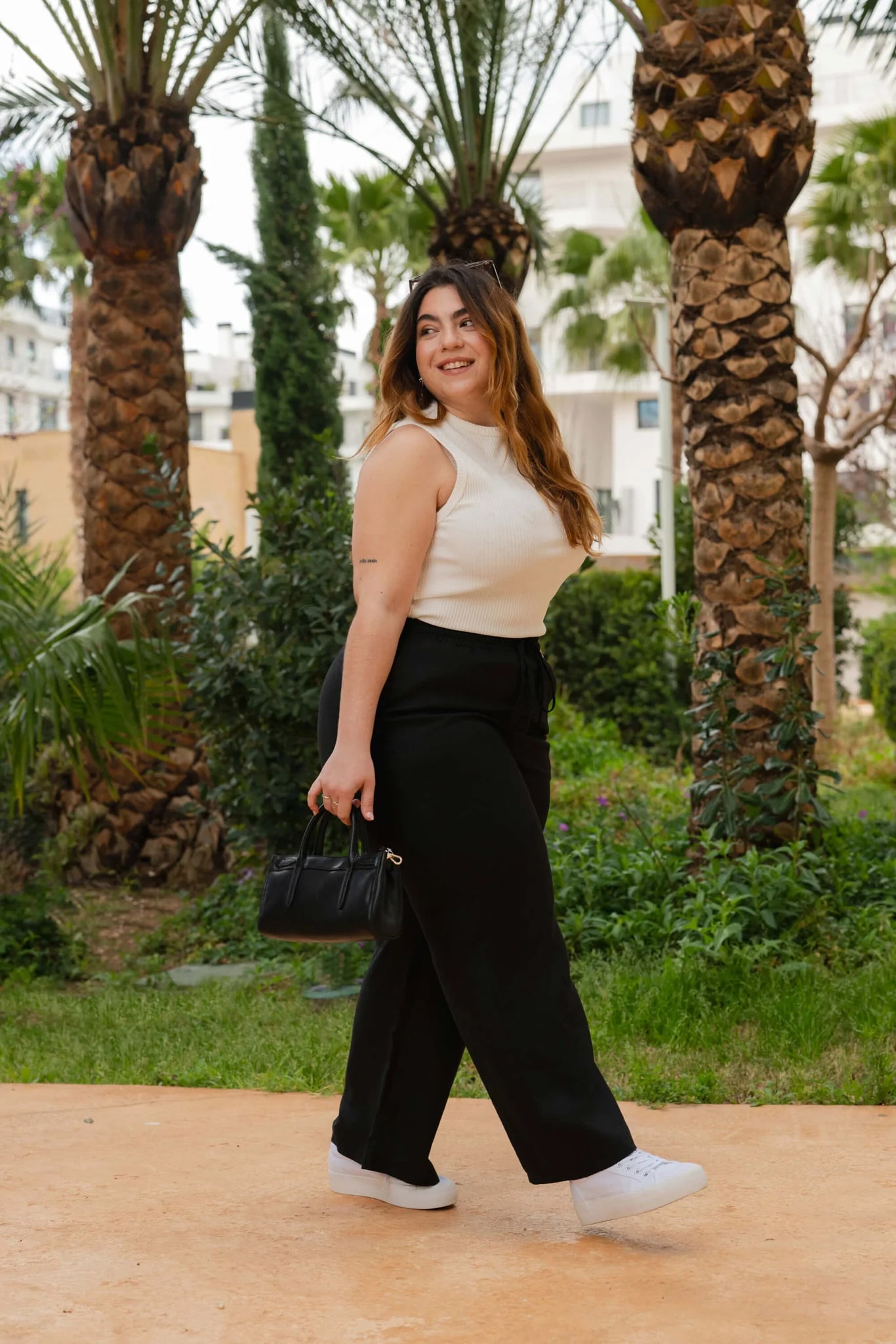 Linen Trousers - Black