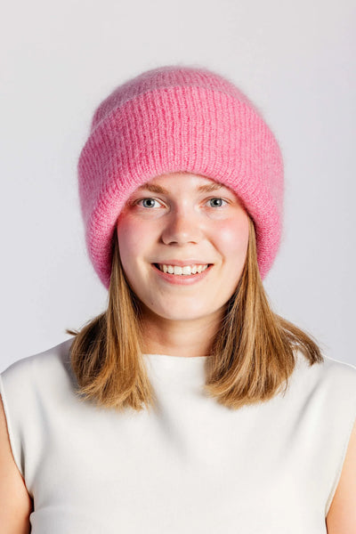 Mohair Beanie - Lollipop