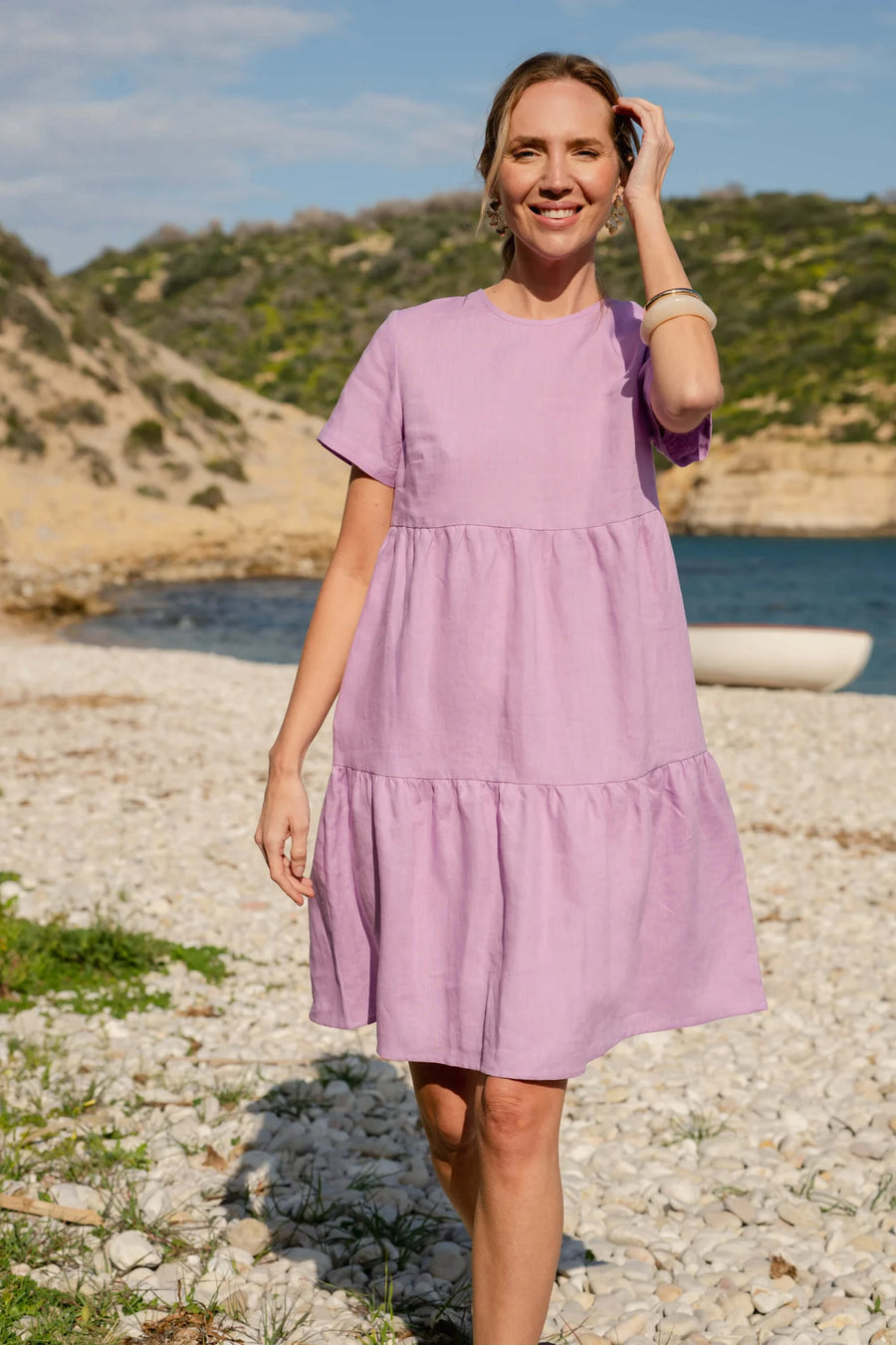Olivia Dress - Orchid Bouquet