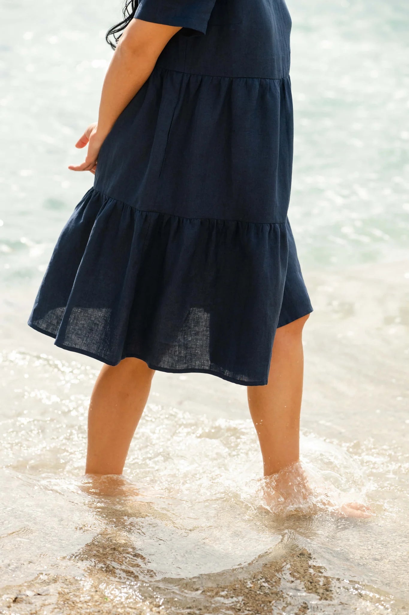Olivia Dress - Oxford Navy