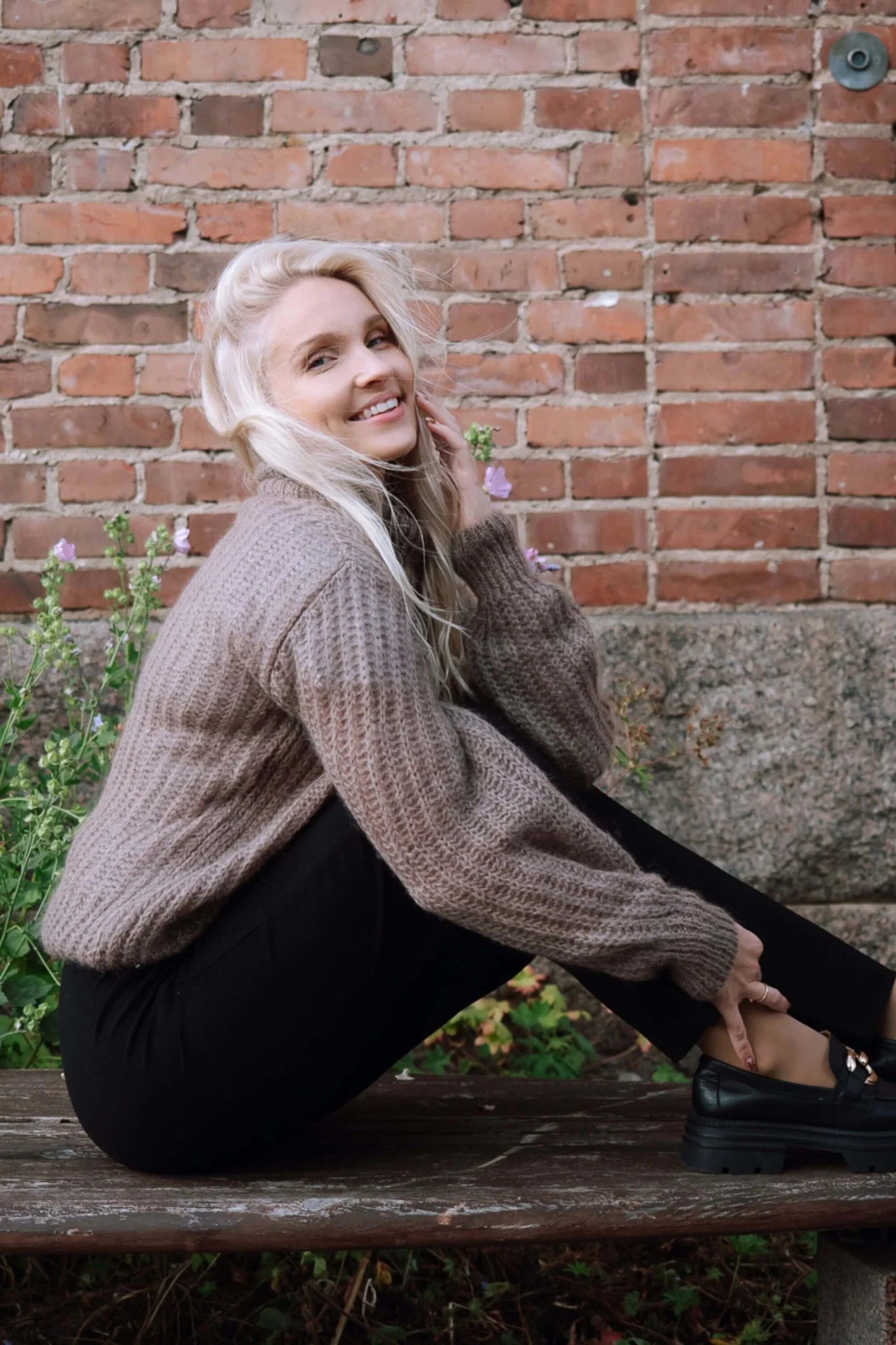 Robin Mohair Knit - Smoky Taupe