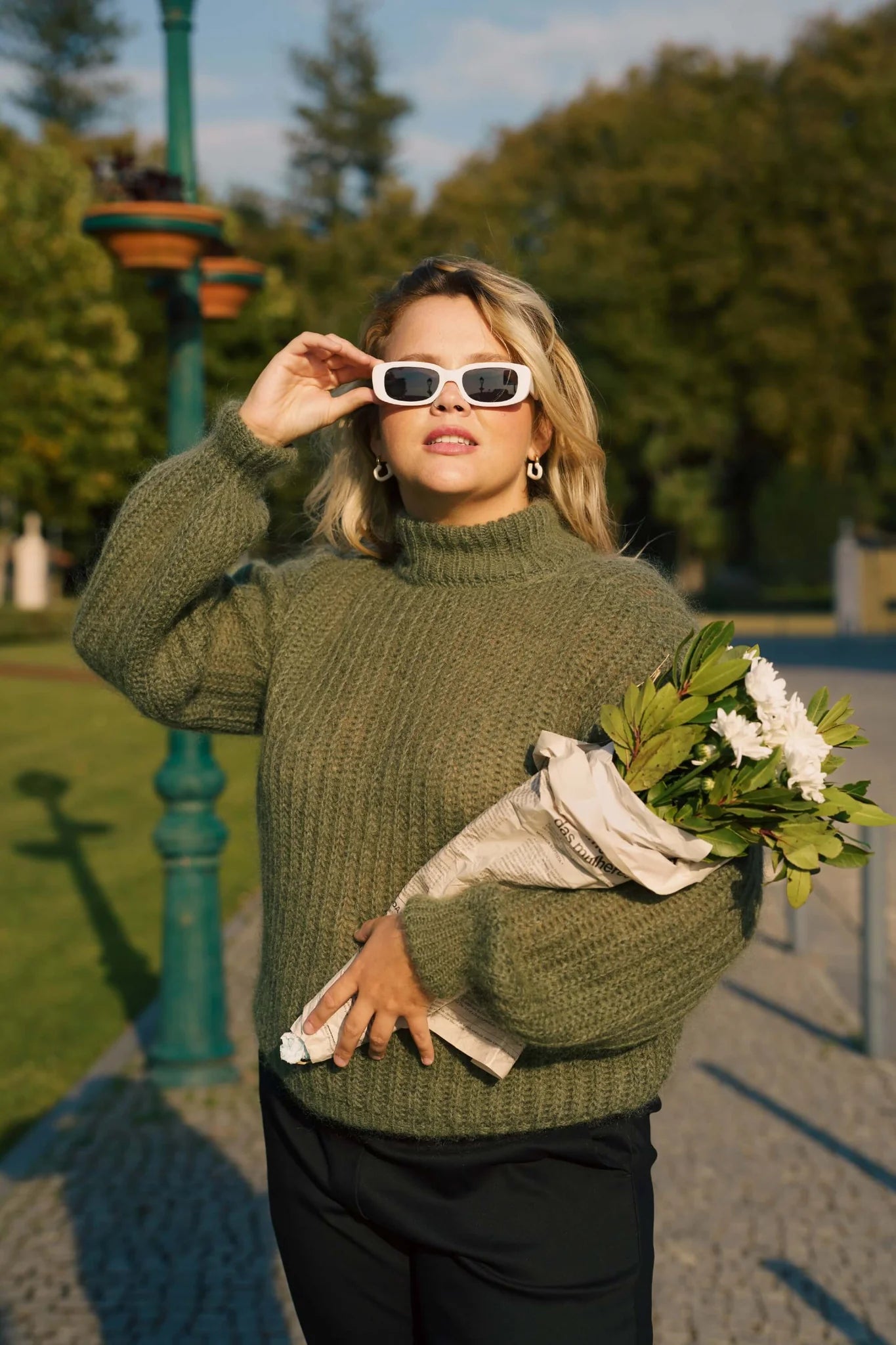 Robin Mohair Knit - Olive