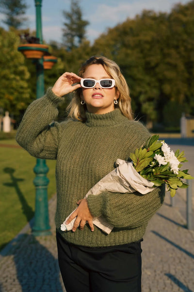 Robin Mohair Knit - Olive