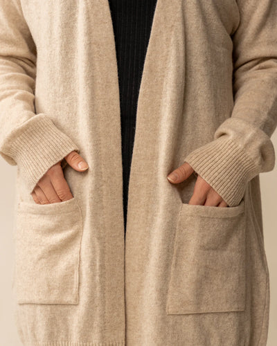 Tyyni Neuletakki - Beige