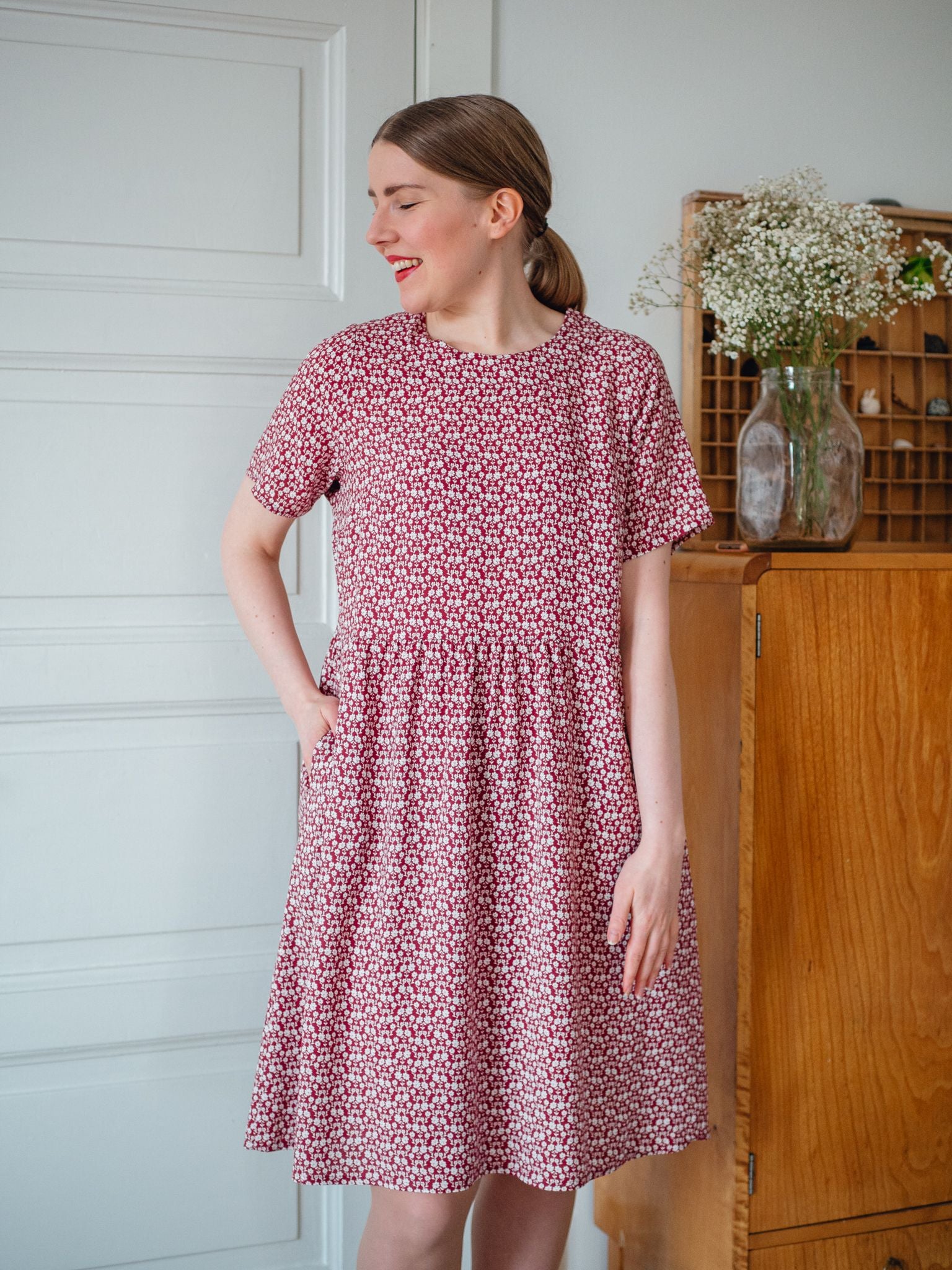 KOTVA T-paitamekko - Kedolla Vadelma