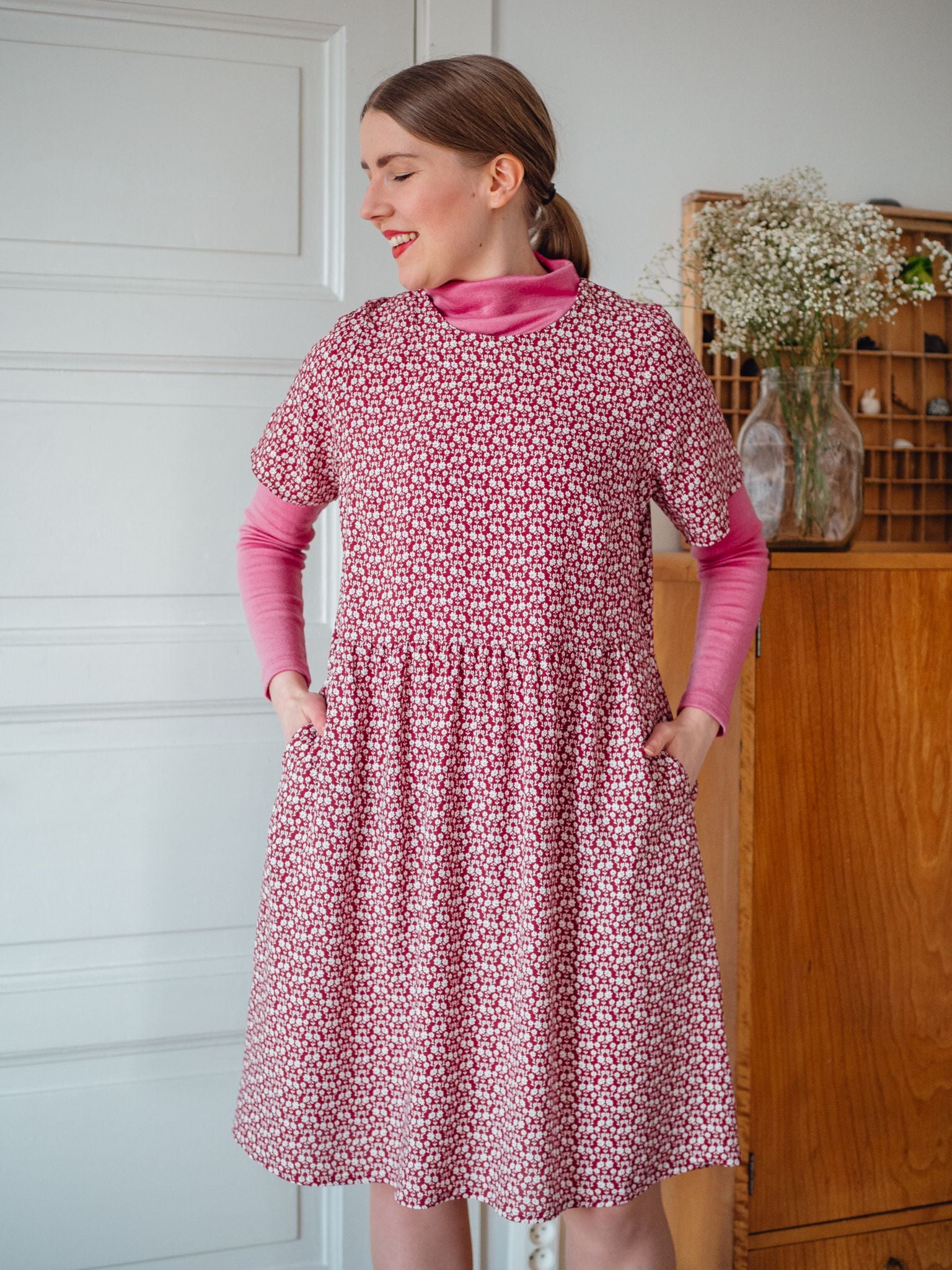 KOTVA T-paitamekko - Kedolla Vadelma