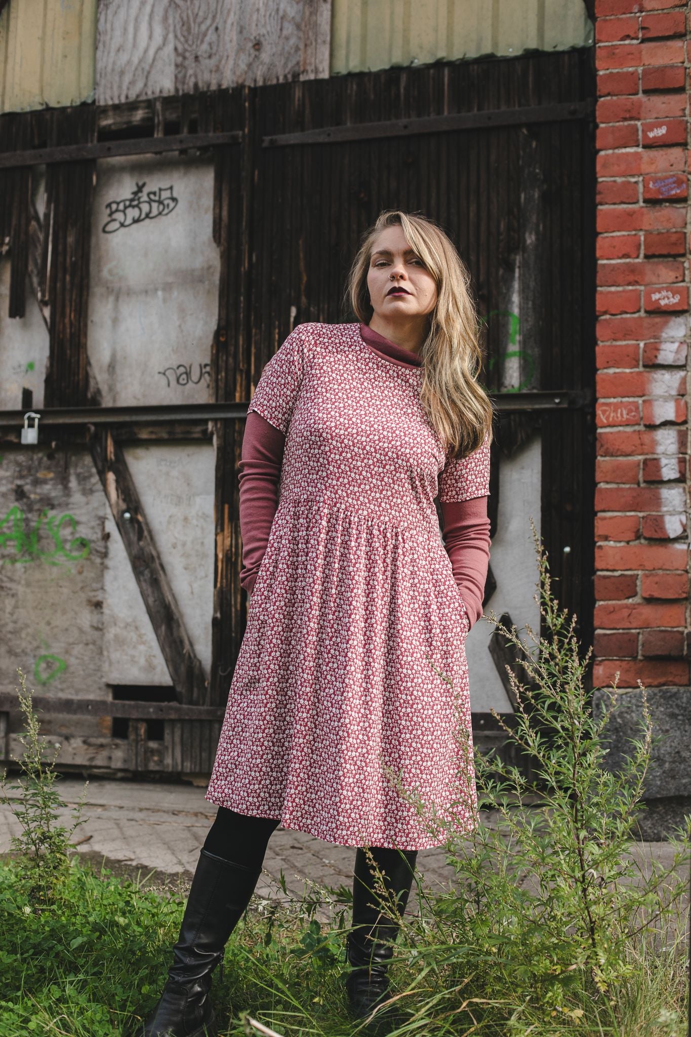 KOTVA T-paitamekko - Kedolla Vadelma