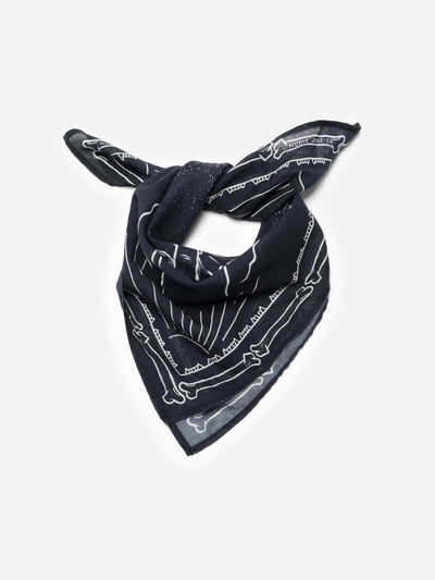 Ingrid Bandana Double Cross - Blue