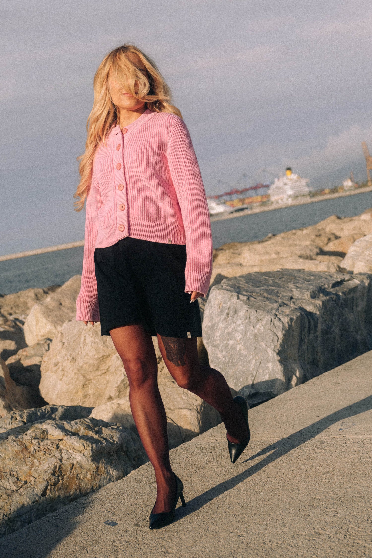O-neck Cardigan - Marshmallow