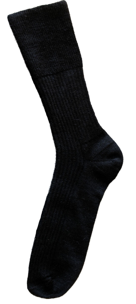 Ohut Alpakkasukka - Musta