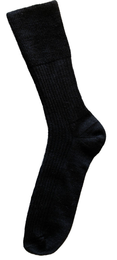 Ohut Alpakkasukka - Musta