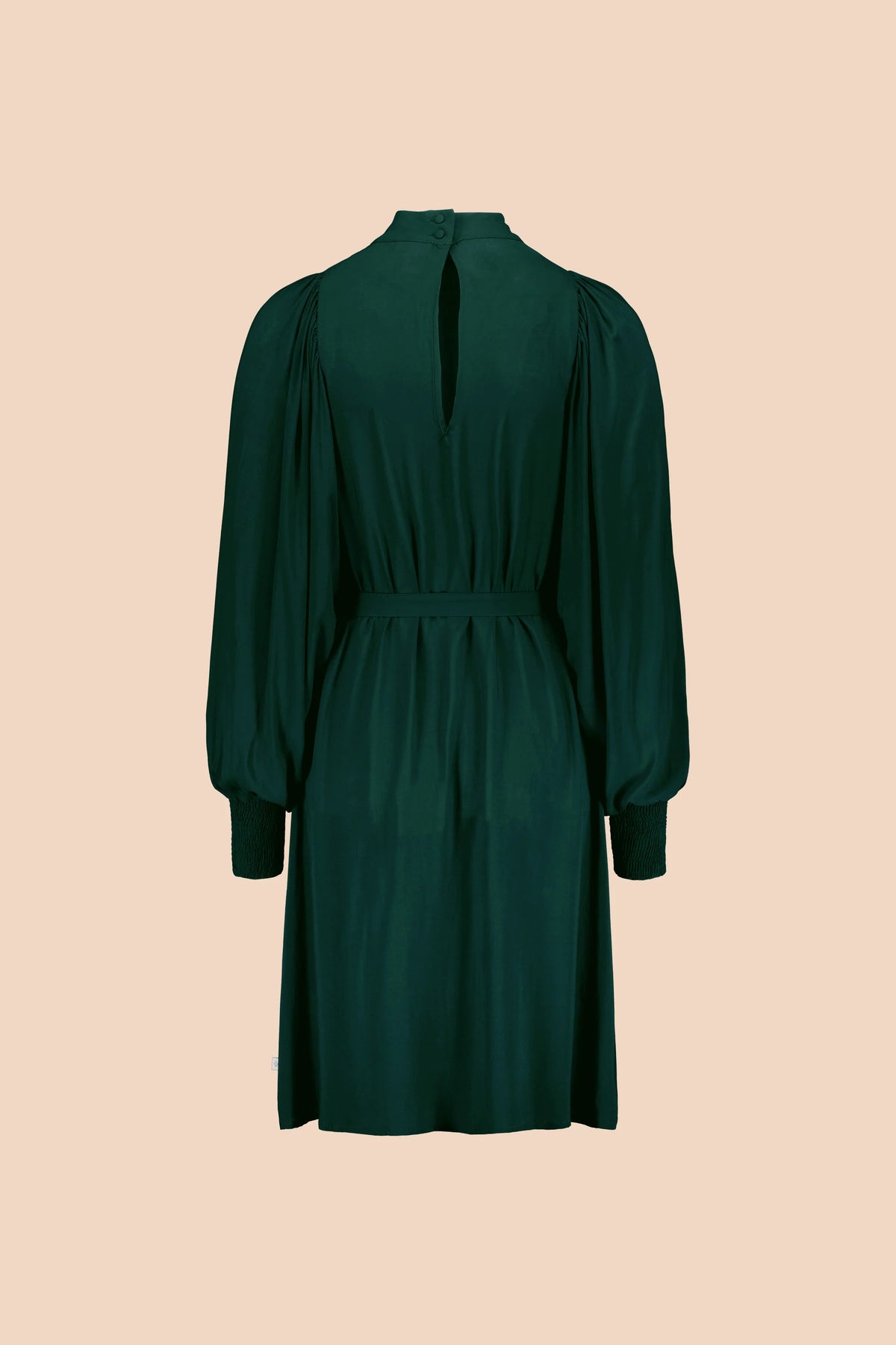 Puff Dress - Dark Green