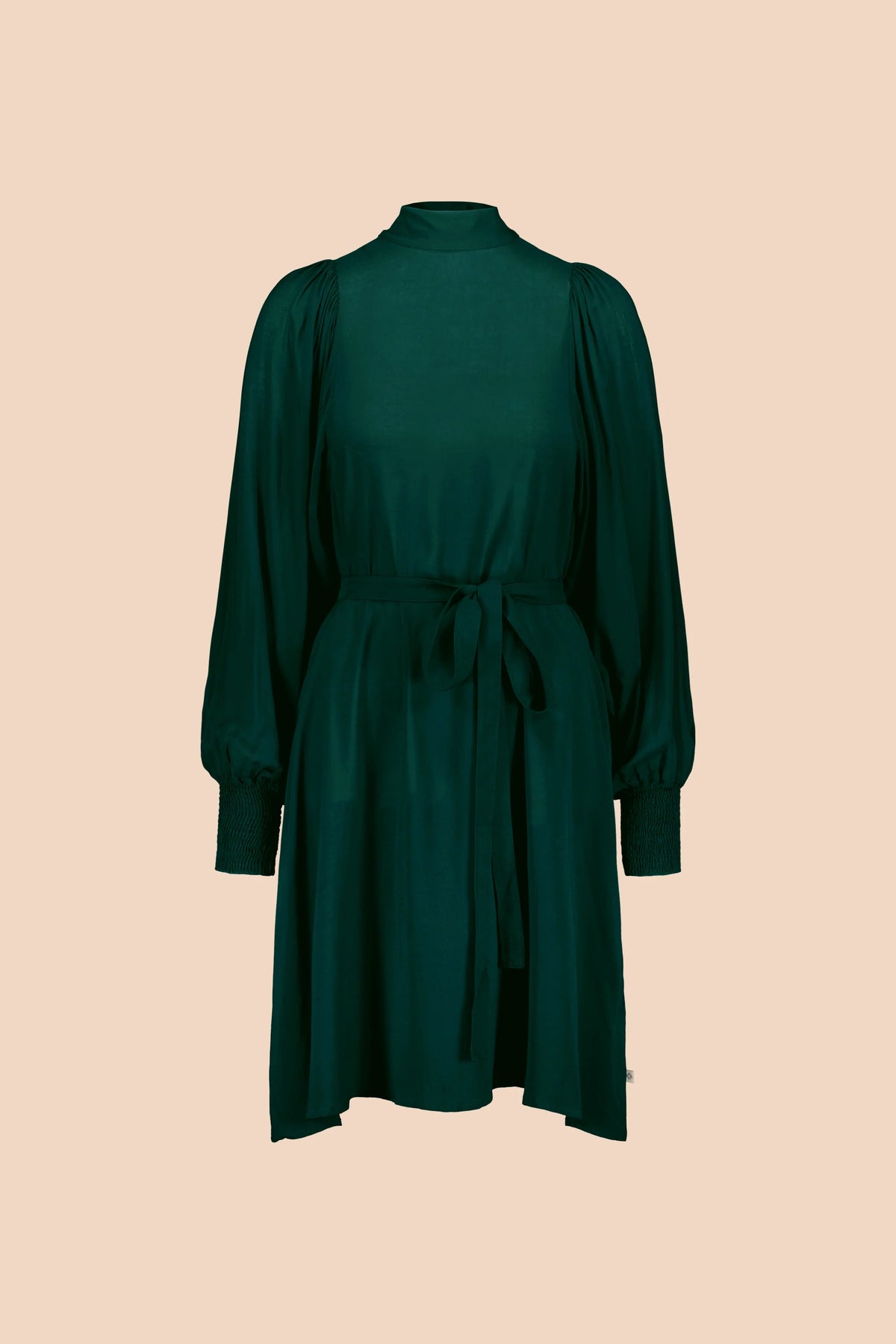Puff Dress - Dark Green
