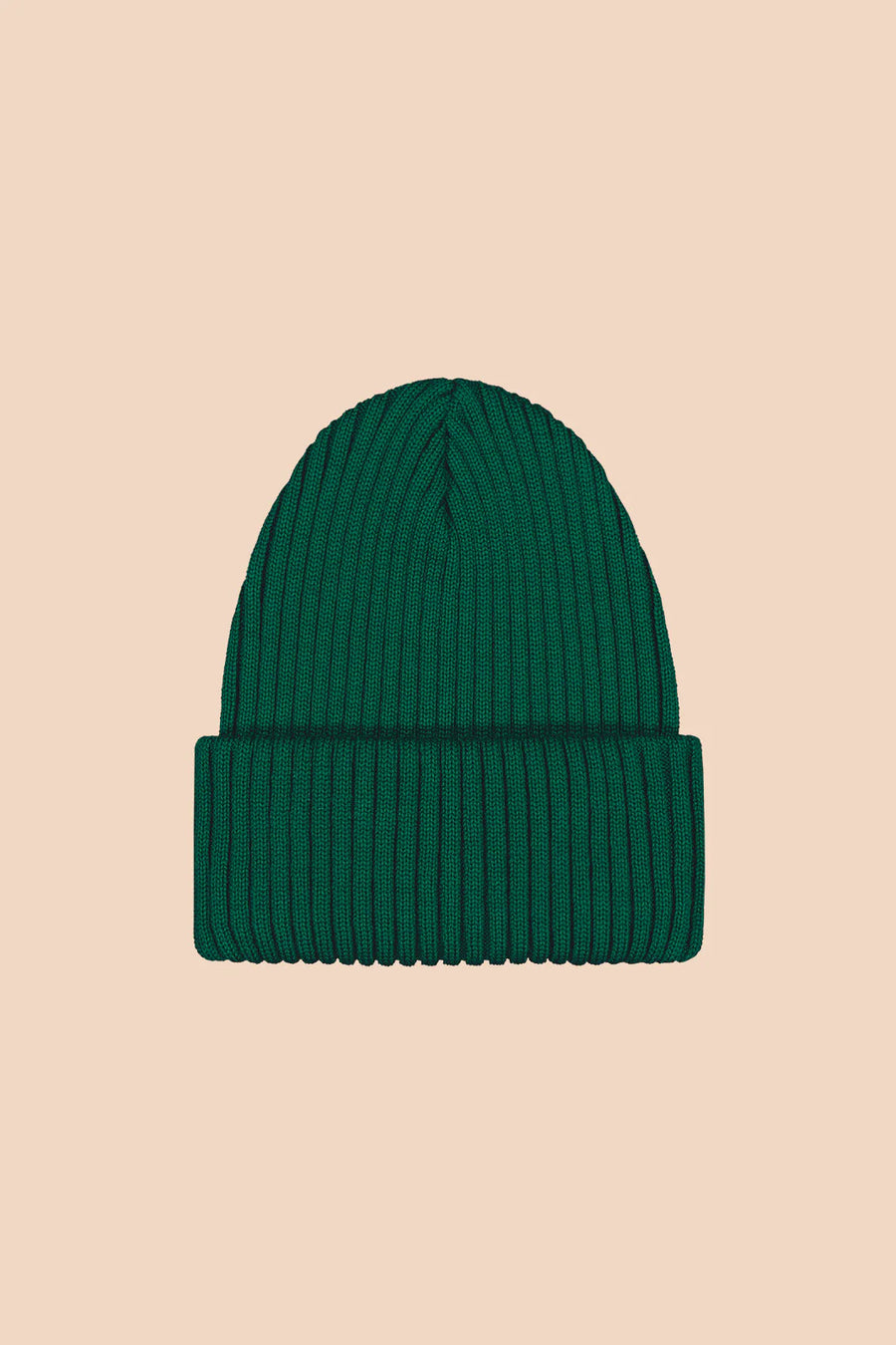 Rib Beanie - Dark Green