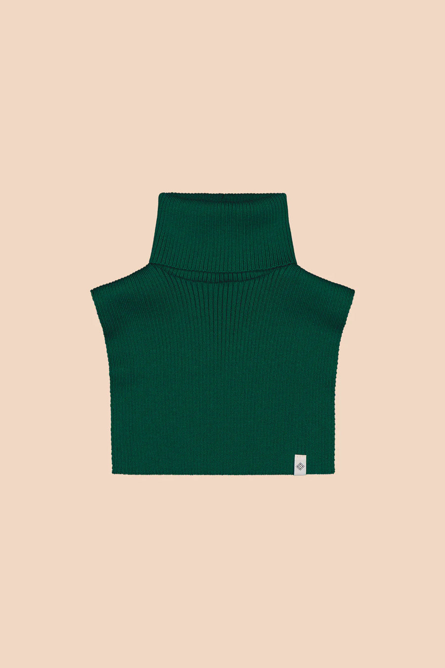 Rib Neck Warmer - Dark Green
