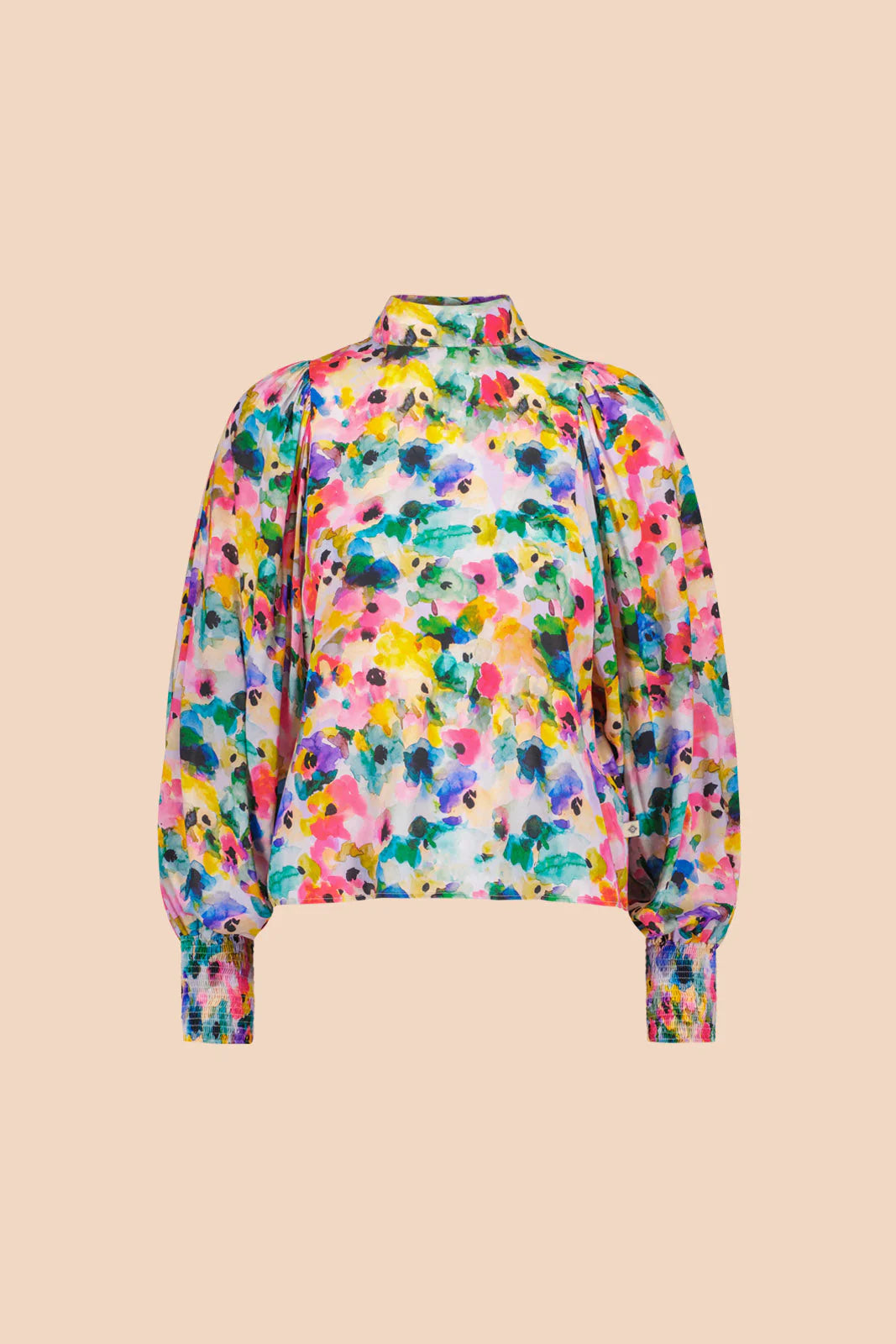 Puff Blouse - Aquarelle Bloom