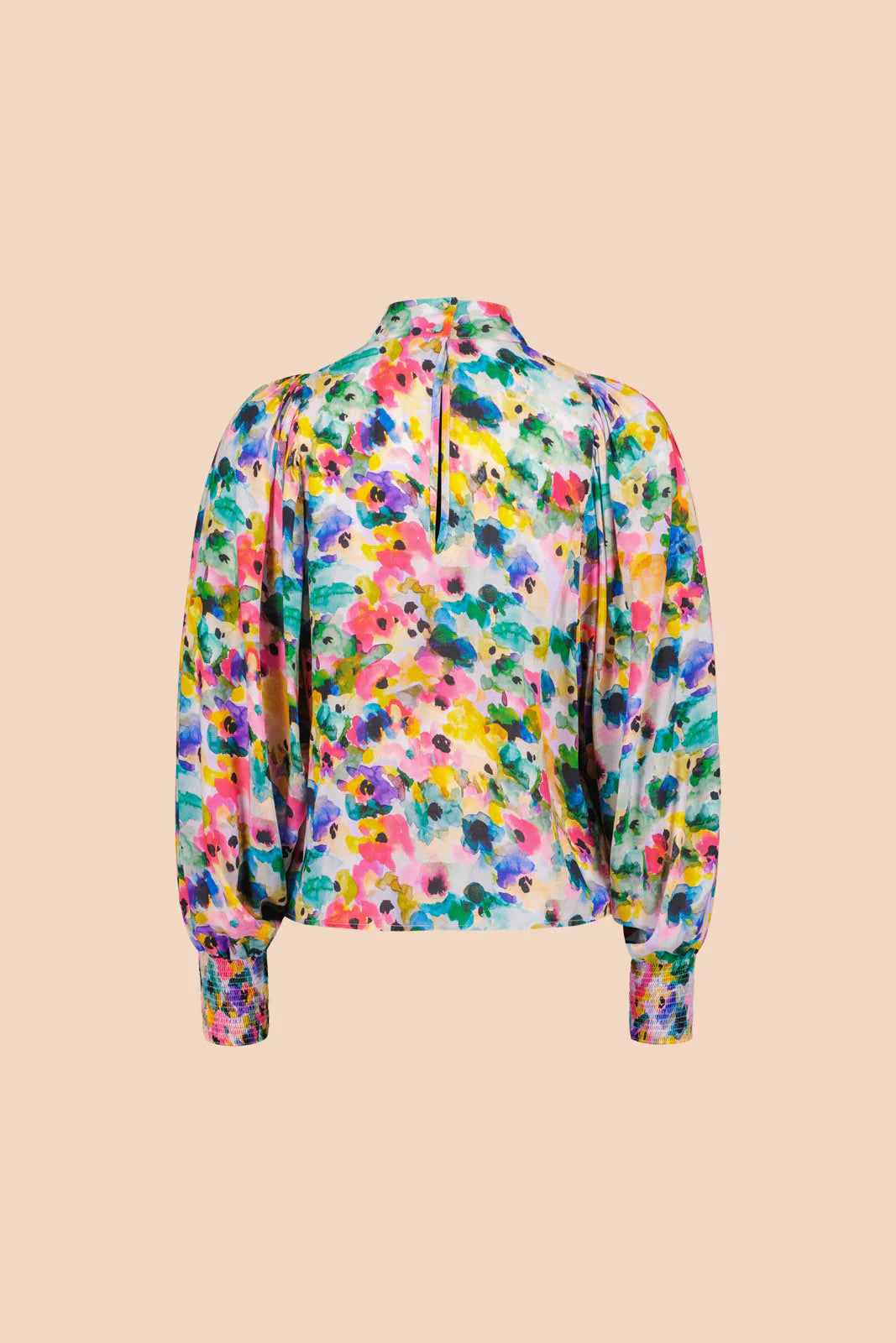 Puff Blouse - Aquarelle Bloom