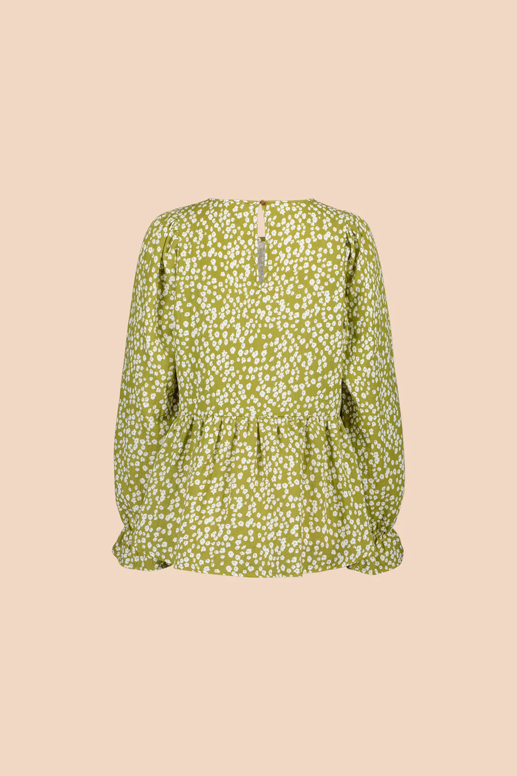 Flounce Blouse - Flora Olive