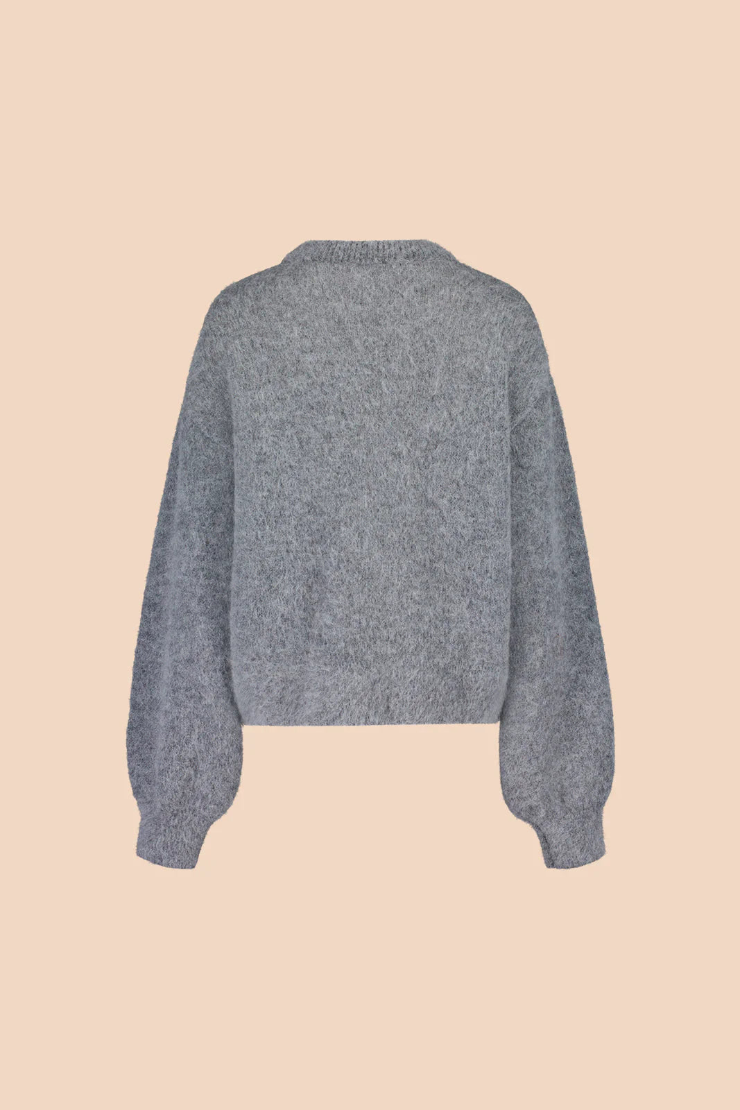 Alpaca Mohair Jumper - Dark Grey