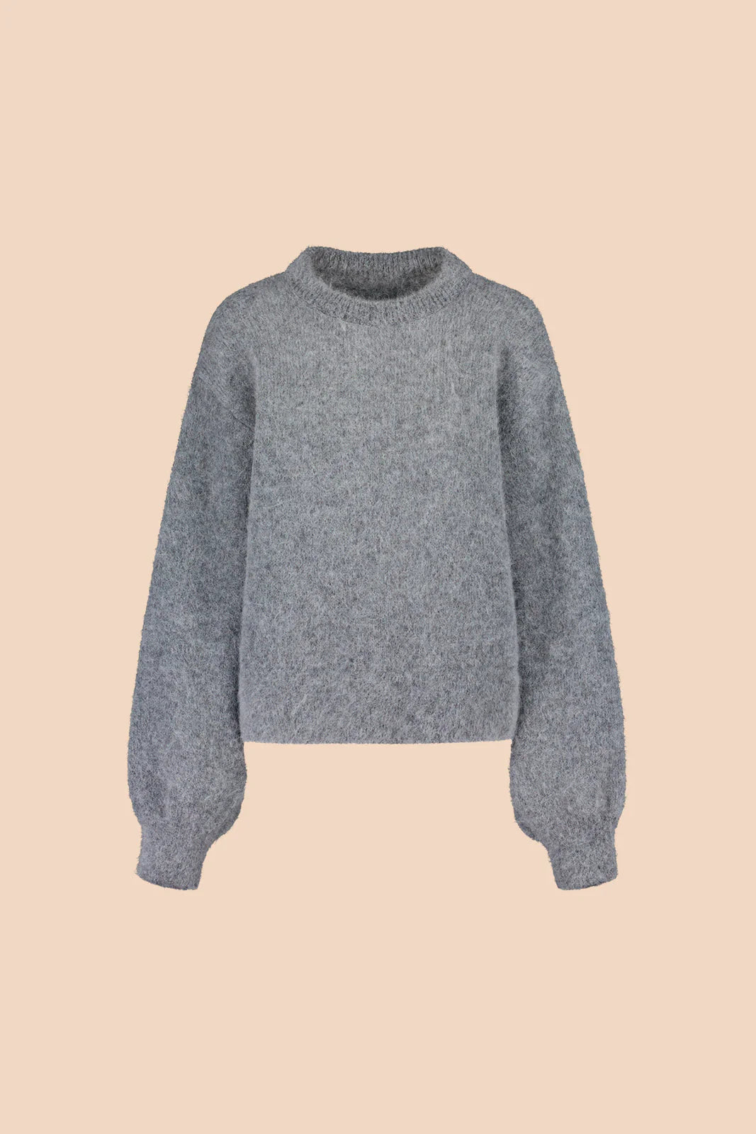 Alpaca Mohair Jumper - Dark Grey