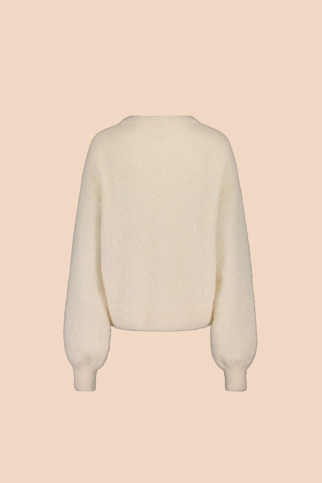 Alpaca Mohair Jumper - Oyster