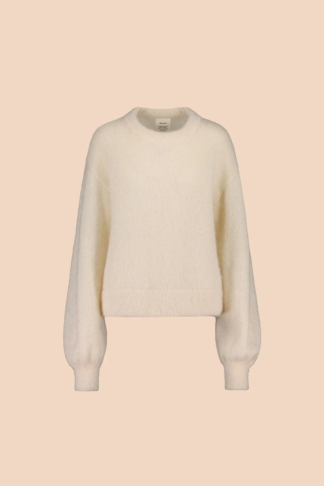 Alpaca Mohair Jumper - Oyster