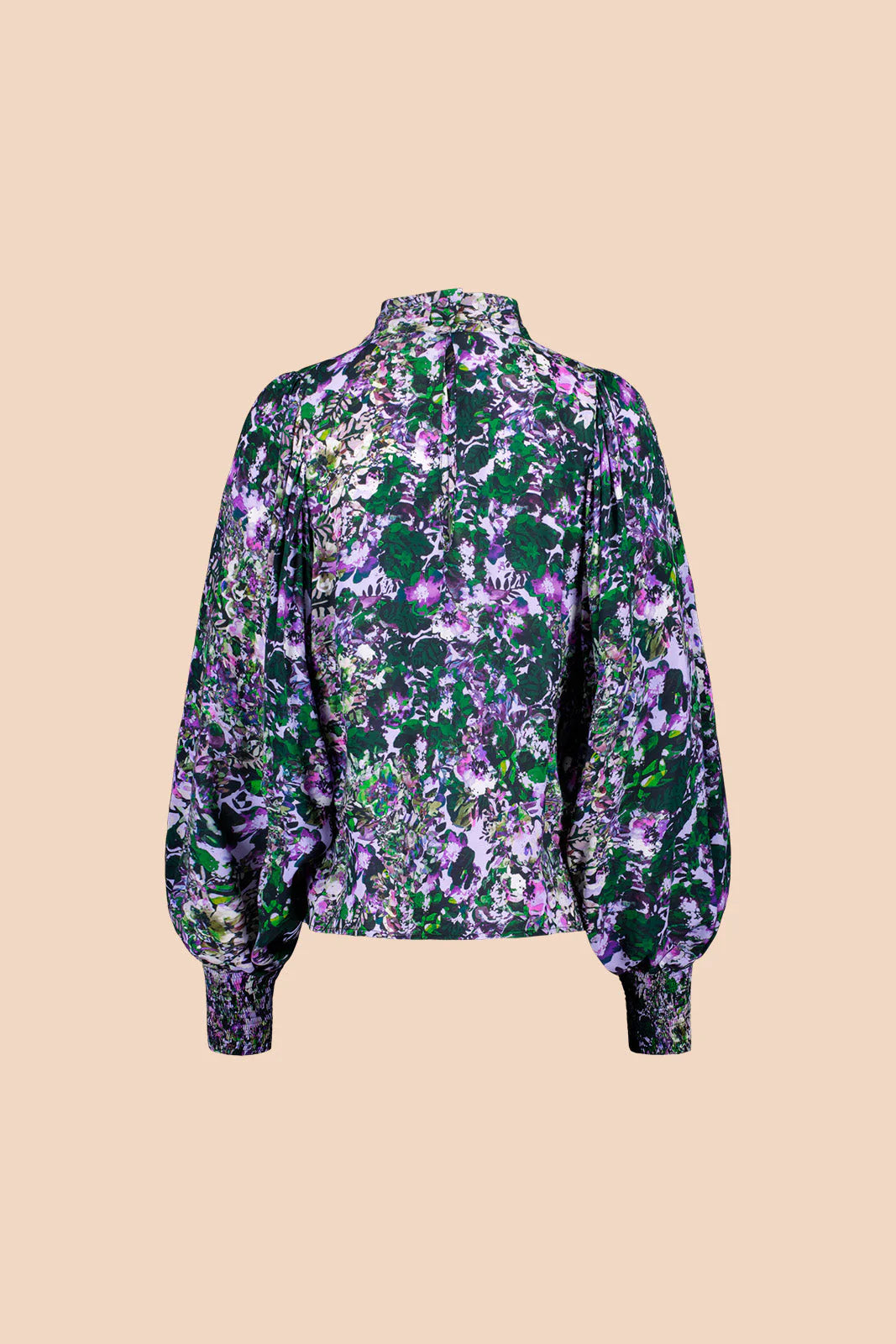 Puff Blouse - Blooming Forest Lilac