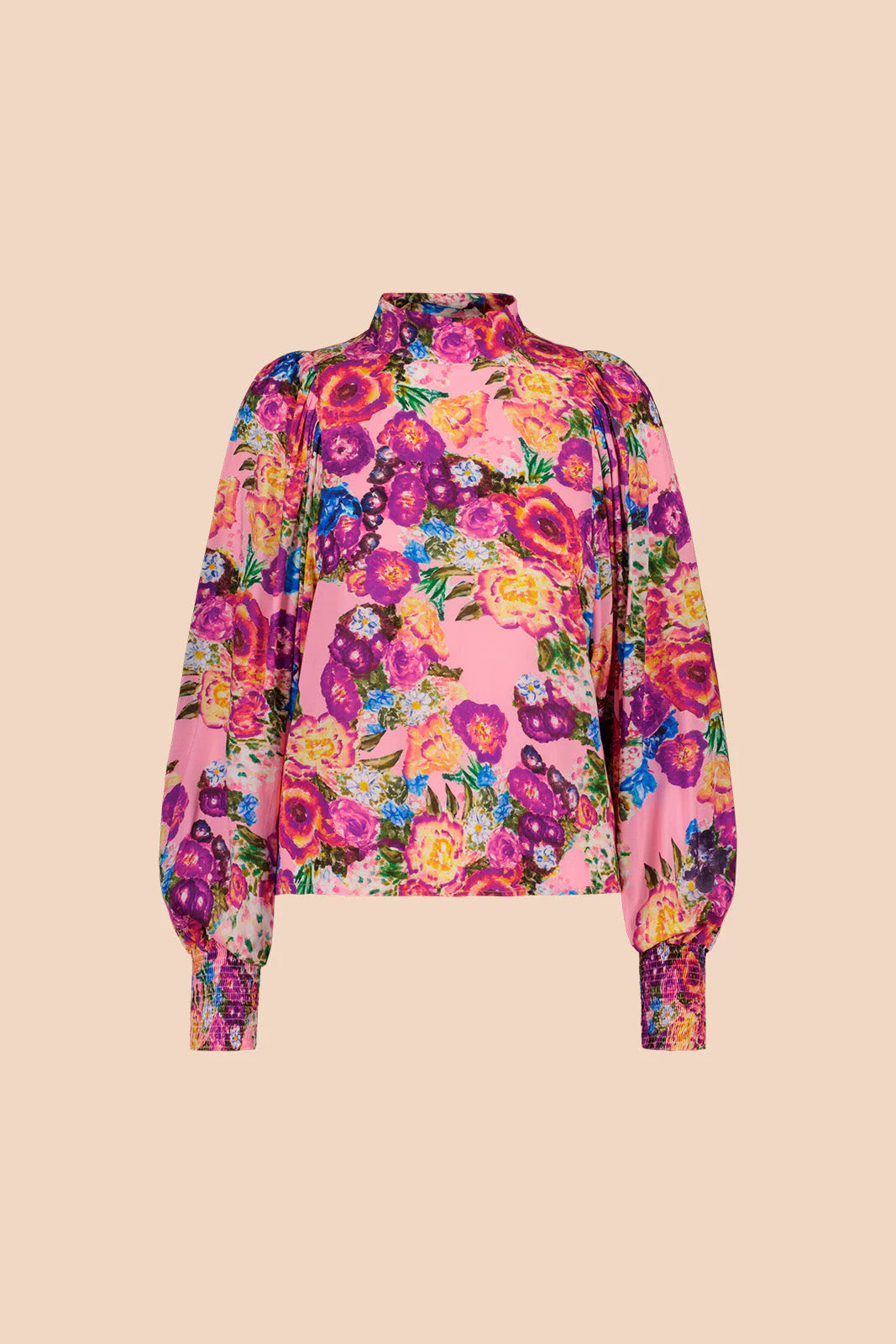 Puff Blouse - Pink Marigold
