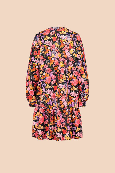 Ruffle Sweatshirt Dress - Wild Lea Mini