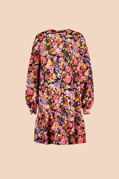 Ruffle Sweatshirt Dress - Wild Lea Mini